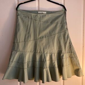 DKNY A-Line Skirt in Sage Green VINTAGE